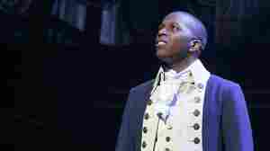 Leslie Odom Jr. as Aaron Burr in the Broadway musical Hamilton. 