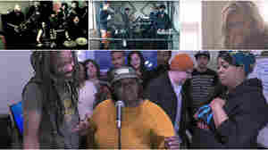 Some of our favorite entries to the Tiny Desk Contest. Clockwise from top left: La Misa Negra, Rossonian, Andrea Von Kampen and So Chi Voices.