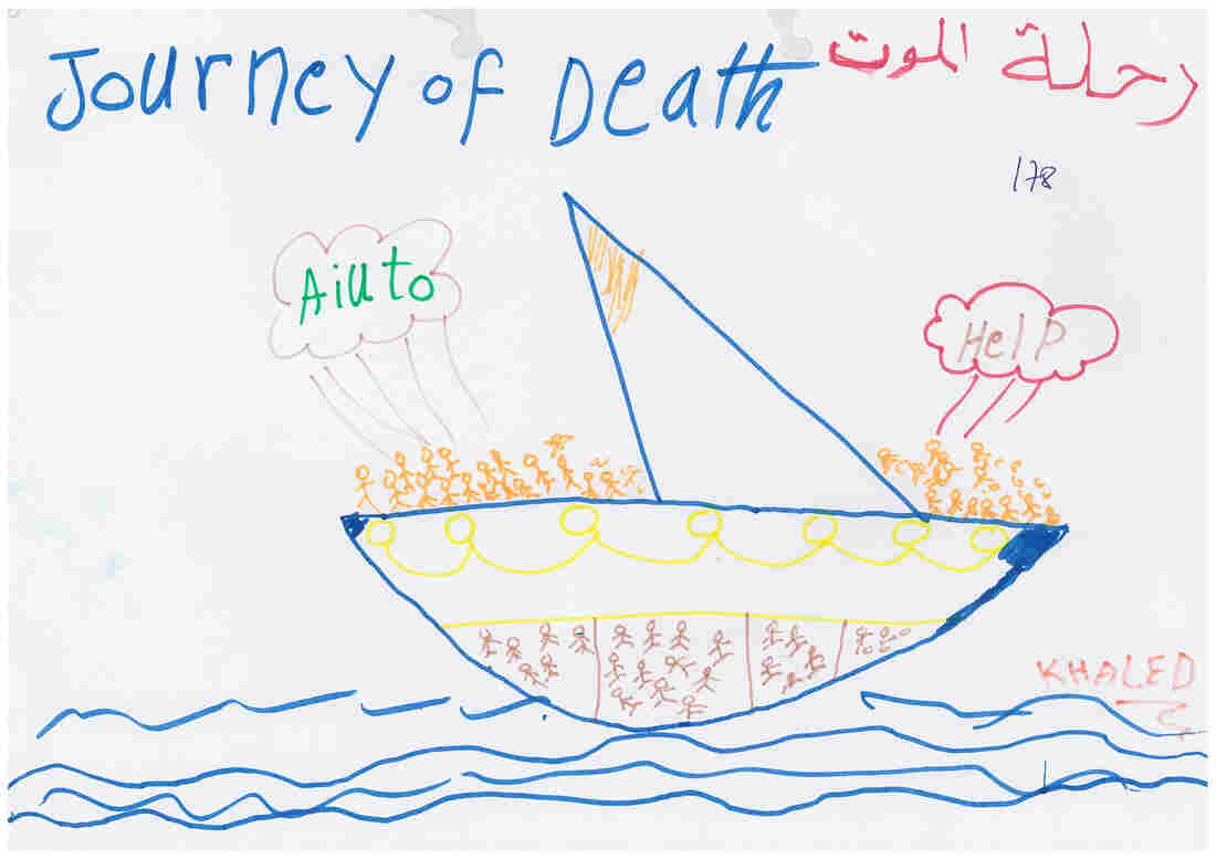 The sea voyage labeled "journey of death" isn't exactly subtle.