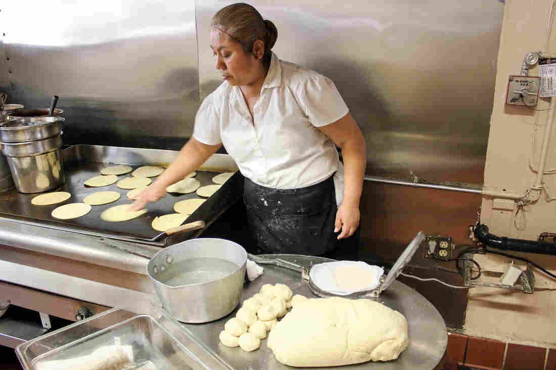The tortilla's at one of Gold's favorite restaurants — El Parian — are handmade, and heavenly. The tortilla's at one of Gold's favorite restaurants — El Parian — are handmade, and heavenly.