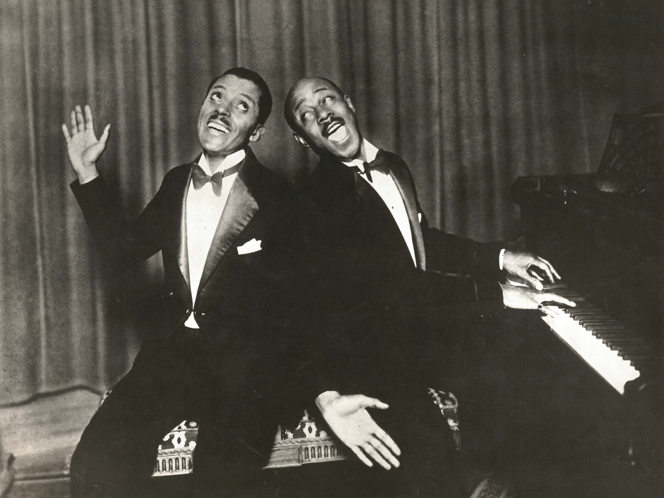 The composers of the original <em>Shuffle Along</em>, Noble Sissle (left) and Eubie Blake. (Rinaldi PR)