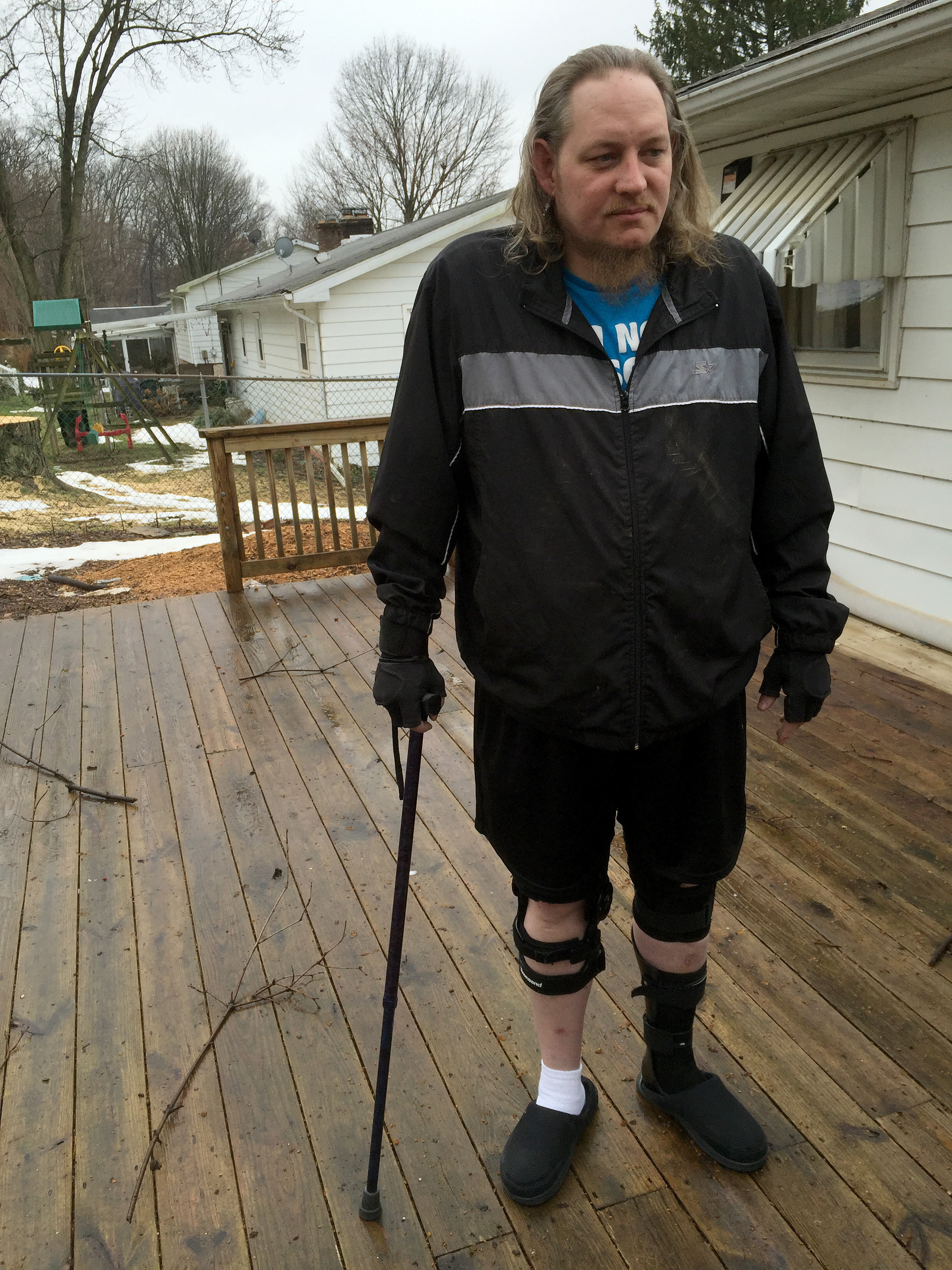 Irvin Bishop Small at his home in York, Pa. (NPR)