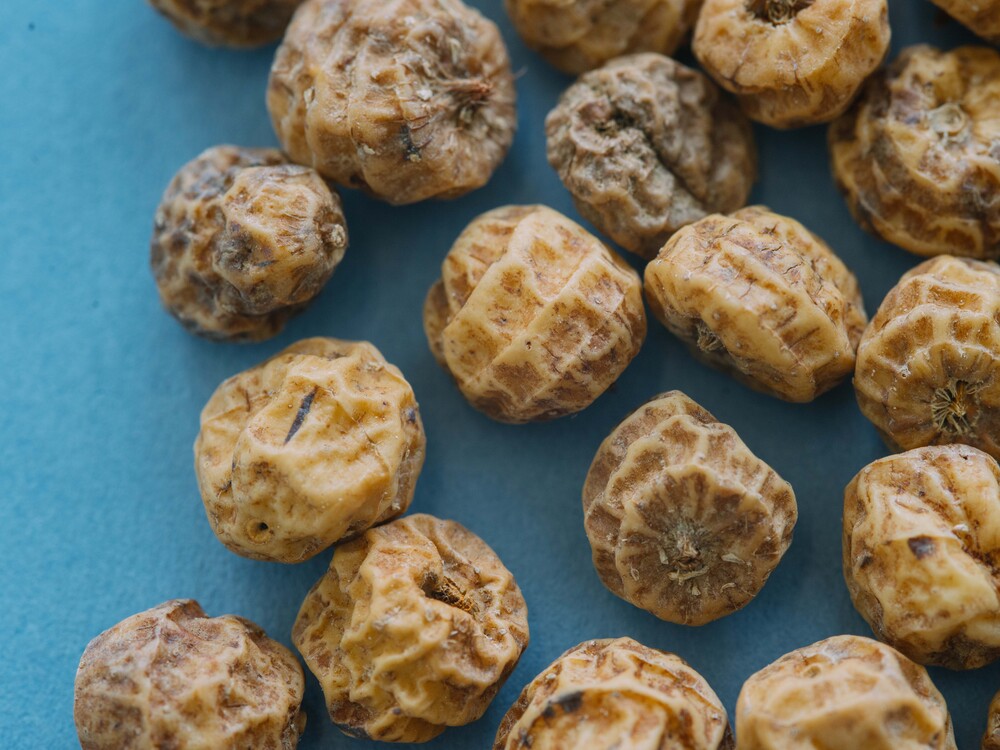 The earliest records of tiger nuts date back to ancient Egypt, where they were valuable and loved enough to be entombed and discovered with buried Egyptians as far back as the 4th millennium B.C. Now, tiger nuts are making a comeback in the health food aisle. Nutritionally, they do OK.