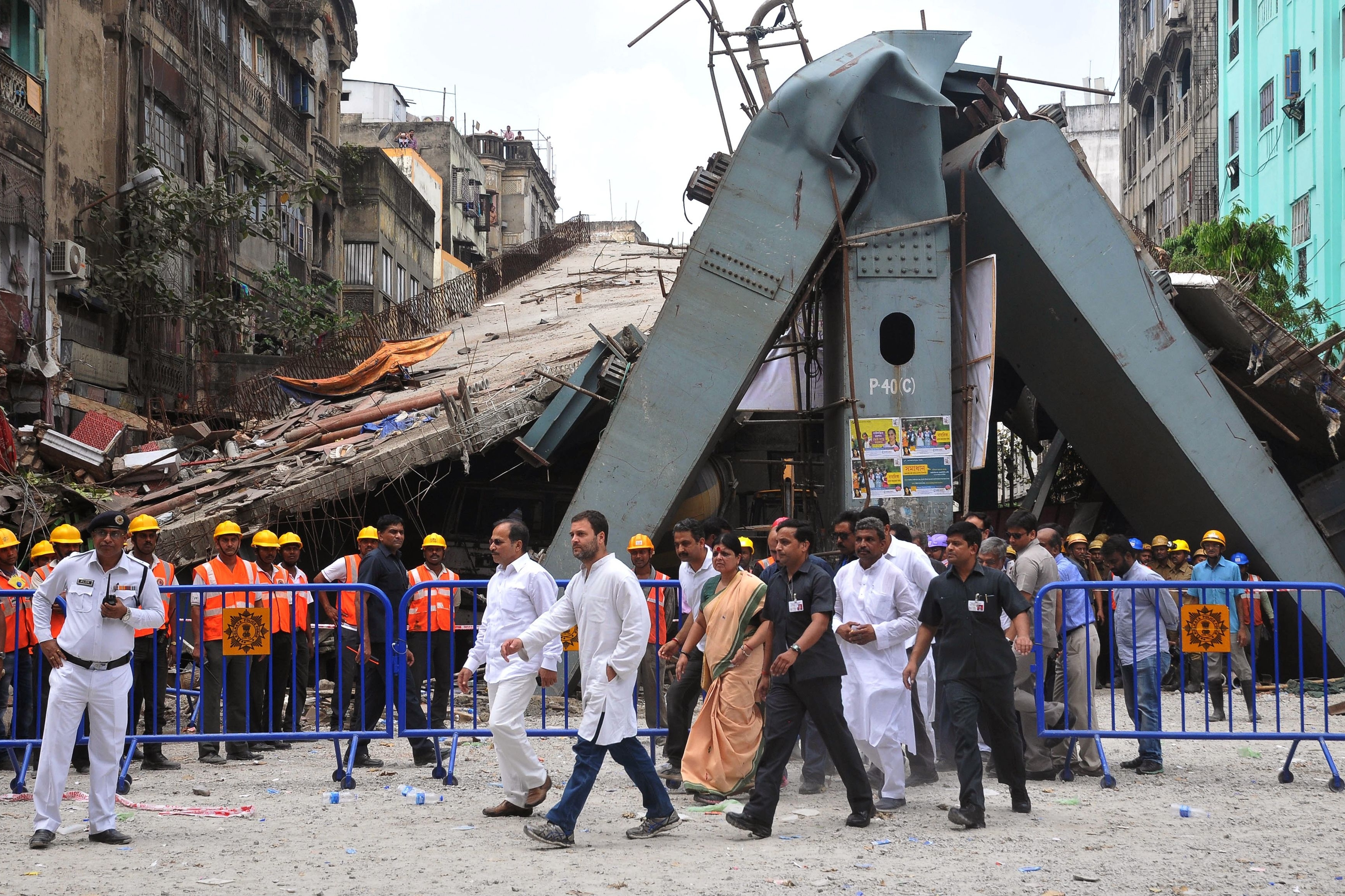 After overpass collapse in Kolkata, firm charged with culpable homicide