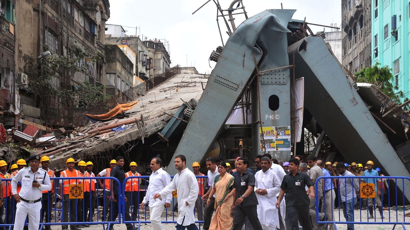 After Overpass Collapse in Kolkata, Firm Charged With Culpable Homicide ...