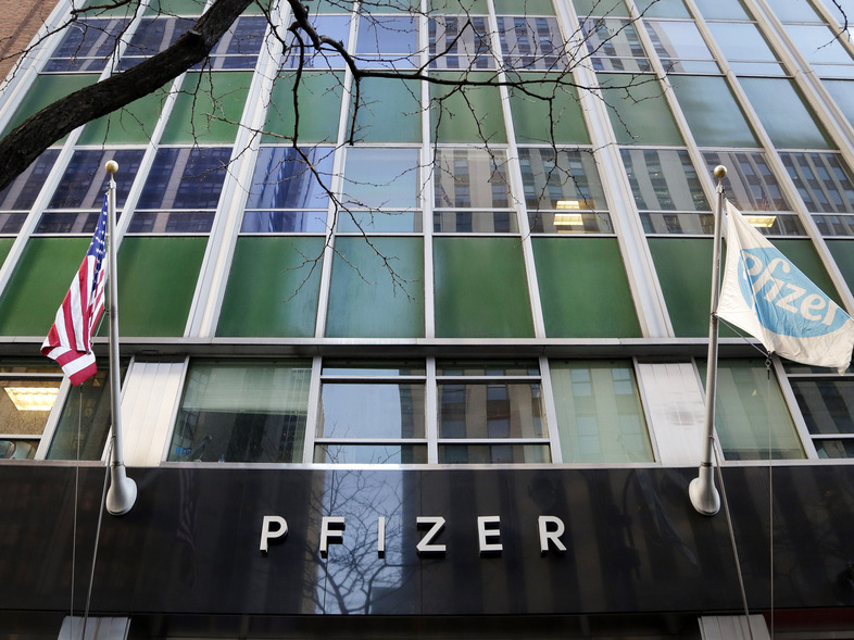 Pfizer is now based in New York City, but the drug giant's domicile would be moved to Ireland under the terms of its proposed merger with Allergan. (Mark Lennihan/AP)