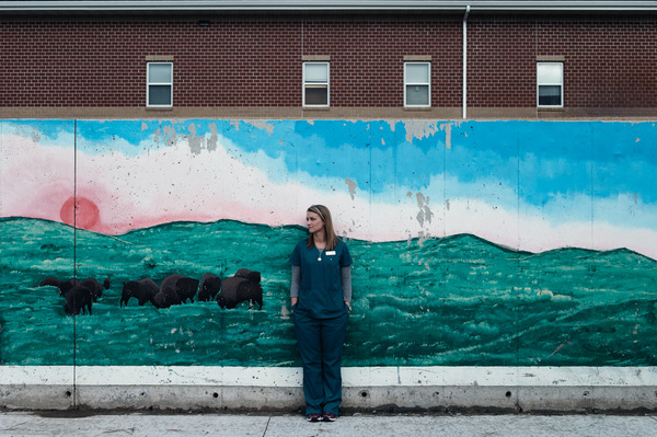 Jami Larson, 32, grew up in Pierre and is a member of the Lower Brule Sioux tribe. She is a registered nurse who specializes in diabetes care among Native Americans.