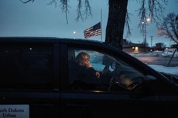 Every Tuesday, Edie Hoff, an Urban Indian Health clinic nurse, drives over 100 miles from Sioux Falls, S.D., to Wagner, site of the nearest Indian Health Service clinic. She picks up free medicine for Native Americans who are still registered as residents of the reservation but live in Sioux Falls.