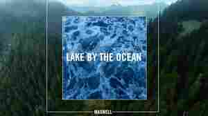 A still from the lyric video for Maxwell's "Lake By The Ocean"