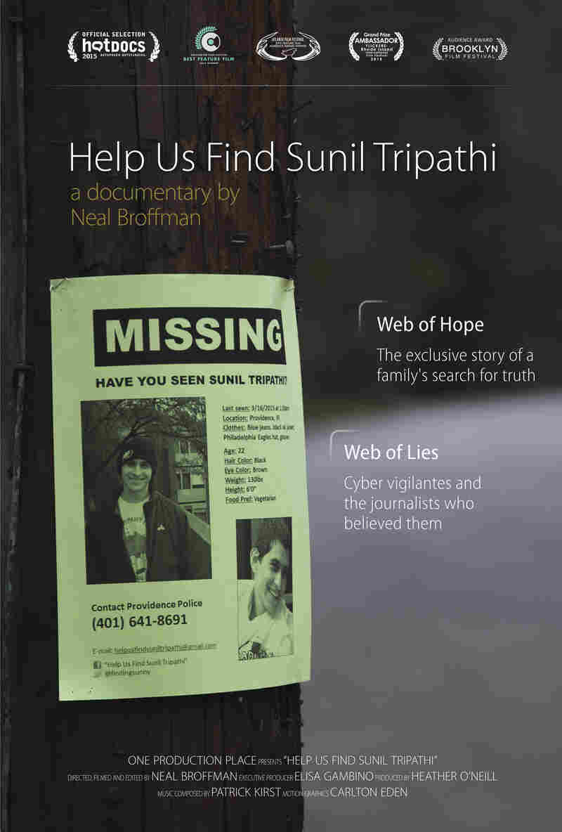 Movie Poster for 'Help Us Find Sunil Tripathi'