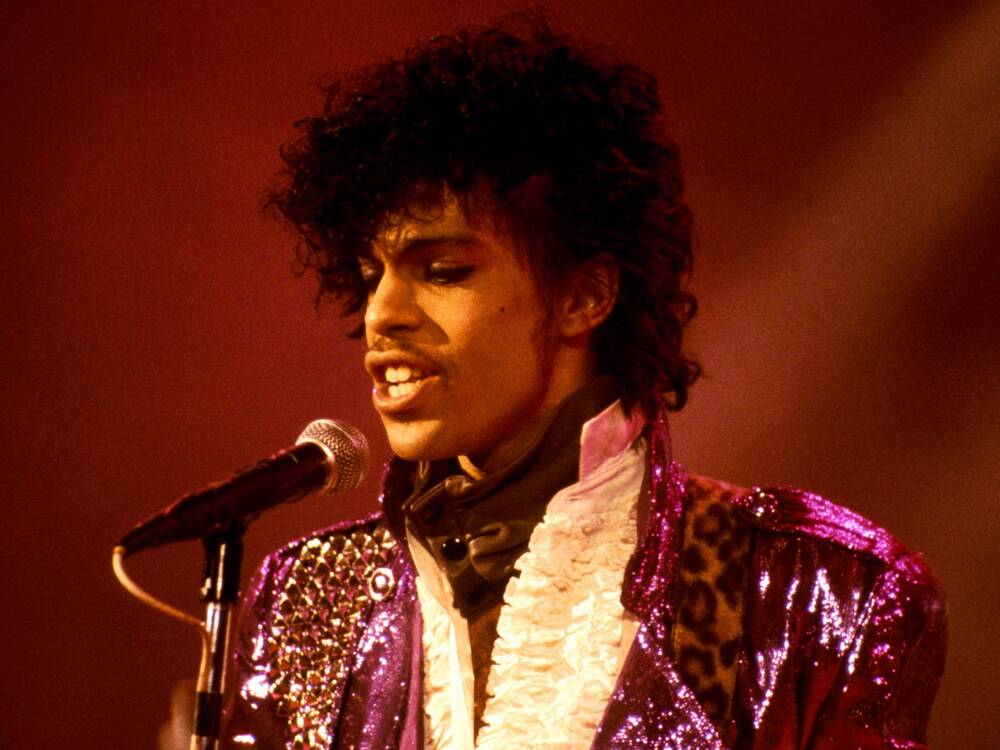 Prince performs at the Ritz Club during his 