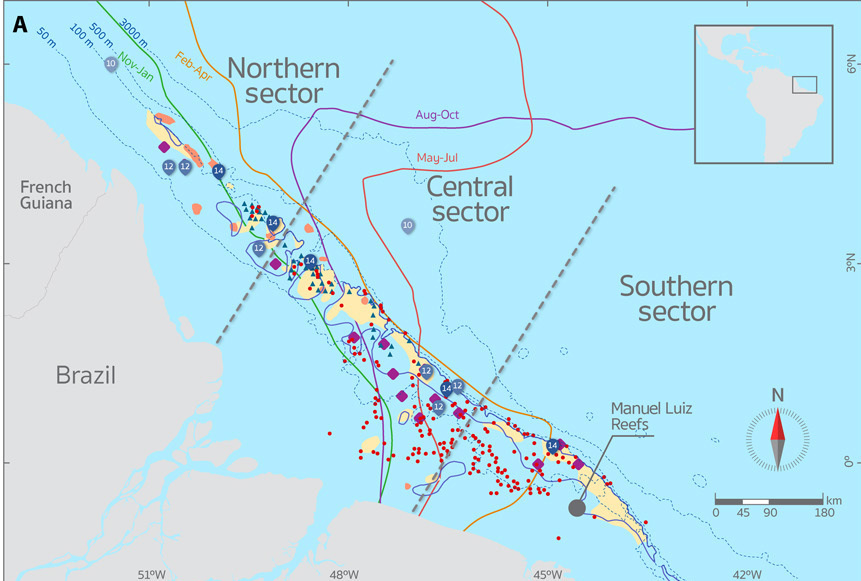 Reef Larger Than Delaware Found At The Mouth Of The Amazon River : The ...