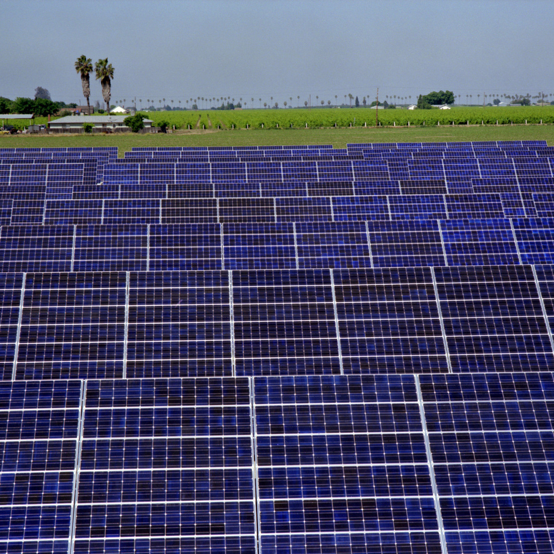 On some sunny, spring days, California has more electricity than it can use, like from this solar farm in Fresno. On some sunny, spring days, California has more electricity than it can use, like from this solar farm in Fresno.