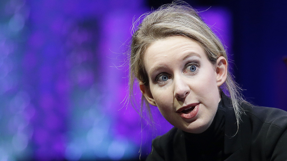Elizabeth Holmes, founder and CEO of Theranos, speaks at the Fortune Global Forum in San Francisco on Nov. 2, 2015. (Jeff Chiu/AP)