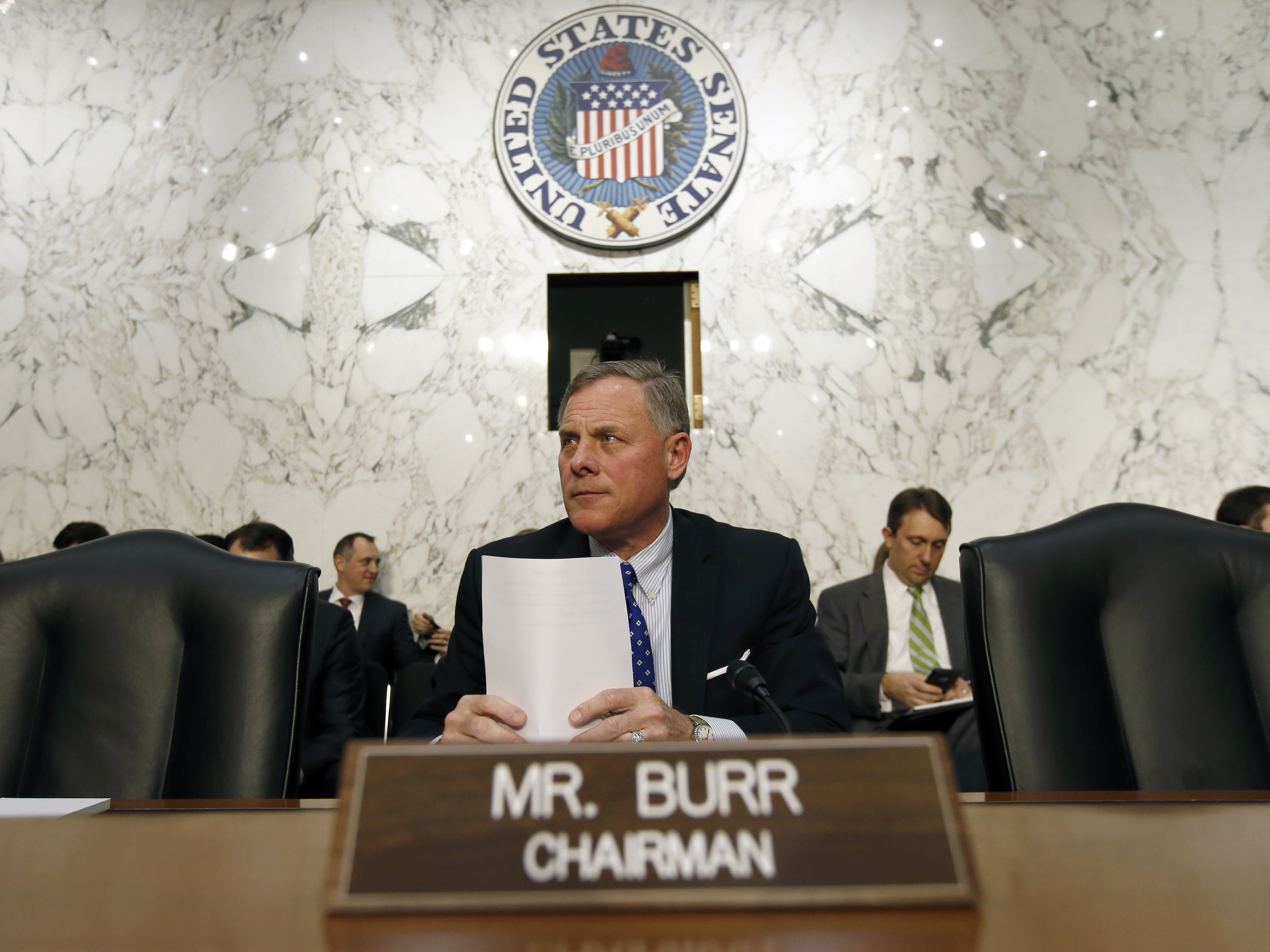 Senate Intelligence Committee Chairman Richard Burr, R-N.C.