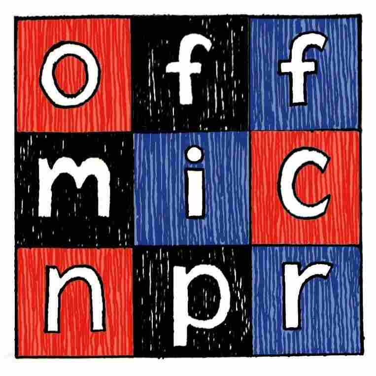 The NPR Interns Present Off-Mic. Logo designed by Katherine Du.