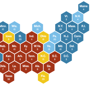 Map: NPR's May 2016 general election ratings