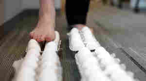 NPR's Joe Palca walks on eggs ... for science!
