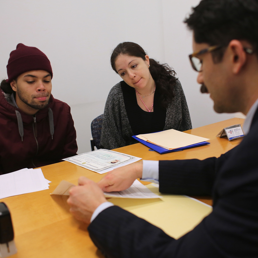 There's been an intense push by immigrant groups this year to help people apply for citizenship because of Donald Trump.