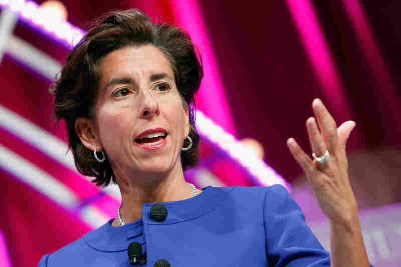 Rhode Island Gov. Gina Raimondo speaks during Fortune's Most Powerful Women Summit in Washington, D.C., on October 13, 2015.