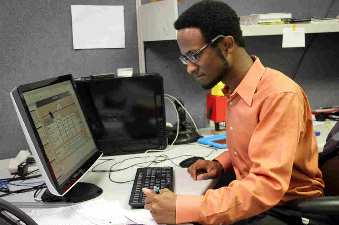 Gerald Franklin, who was diagnosed with autism as a child, is now lead developer for a website that matches workers with prospective employers. Job-related videos, he says, can help people with special needs showcase their talent.