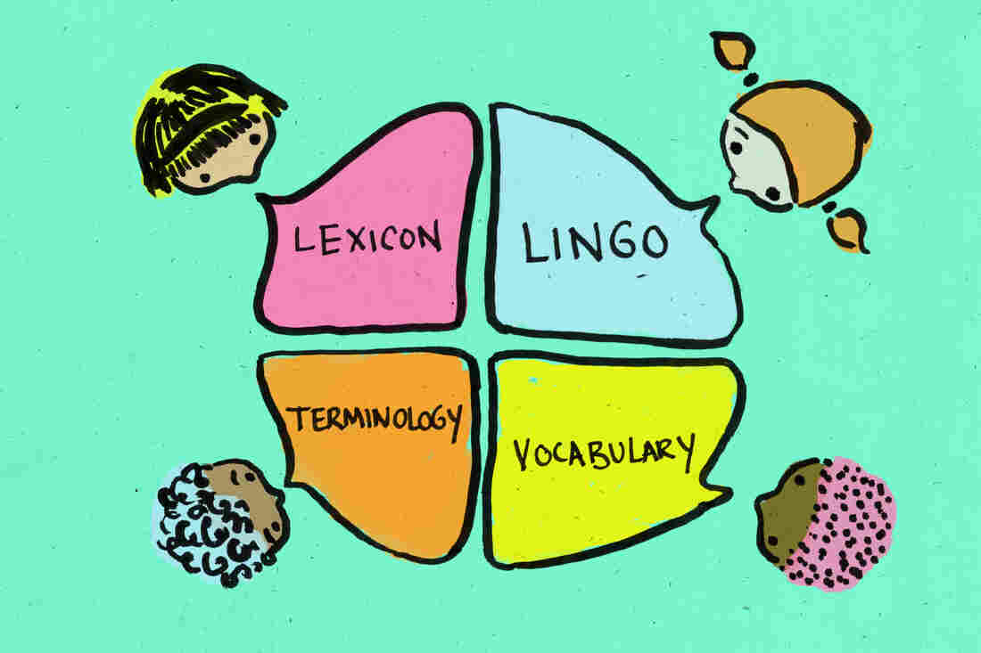 Students learning lexicon