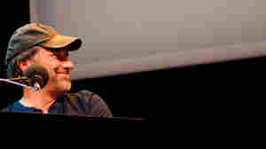 Mike Rowe, on Ask Me Another's live show at the Bob Carr Theater in Orlando, Florida.