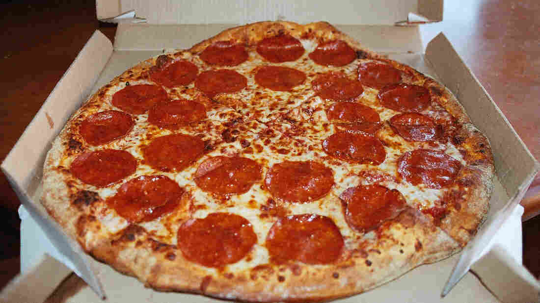 A Domino's Brooklyn-style pizza.