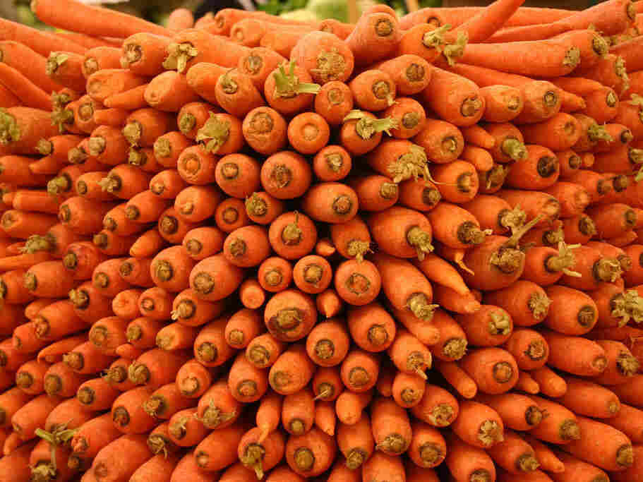 "You have to work really hard to eat too many baby carrots," says Adam Brumberg of Cornell's Food and Brand Lab.