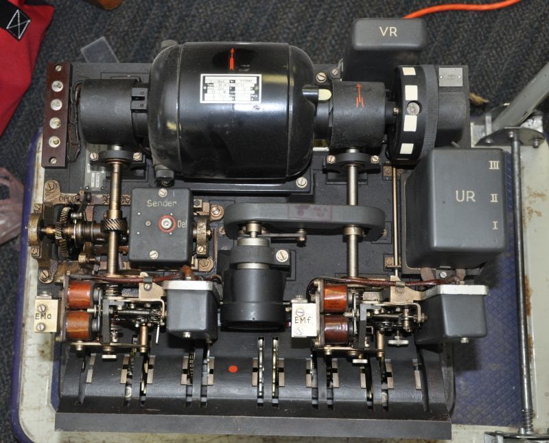 Lorenz SZ42 showing the missing motor (top) as seen in a machine in the USA.