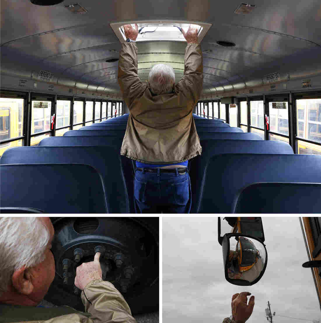 Checking the bus.
