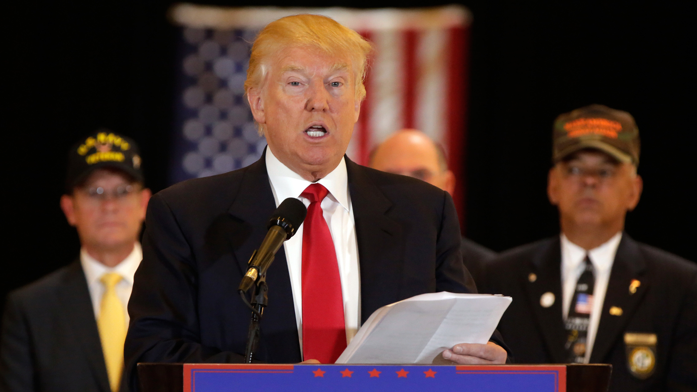 Donald Trump Released A List Of Veterans Groups He Says Received 5.6(02)