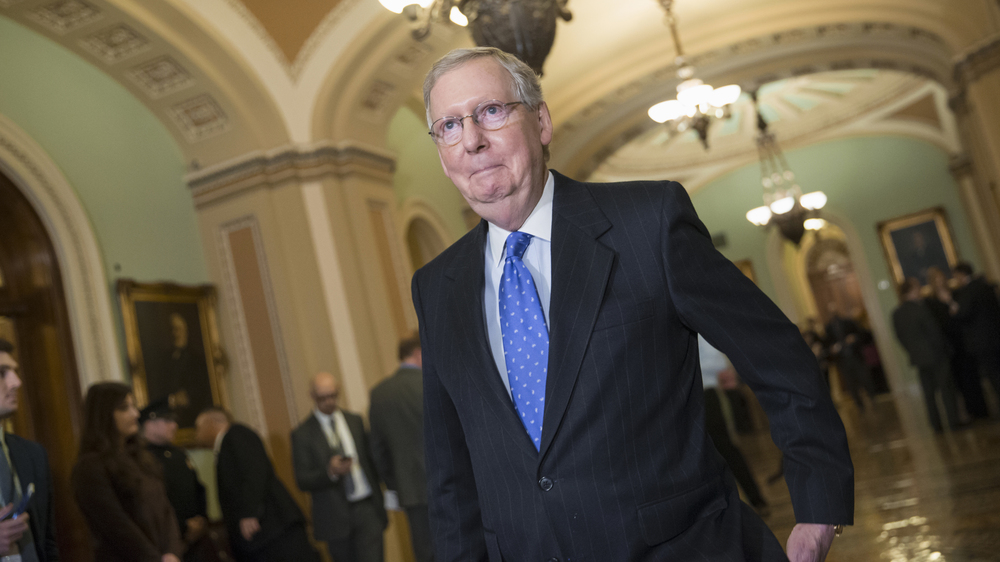 &quot;I think that issue alone should comfort people in voting for Donald Trump for president,&quot; Senate Majority Leader Mitch McConnell said of the candidate's list of potential Supreme Court nominees. (AP)