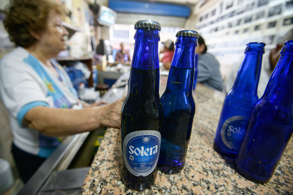 Venezuela's biggest beer producer, Polar, stopped production due to a barley shortage.