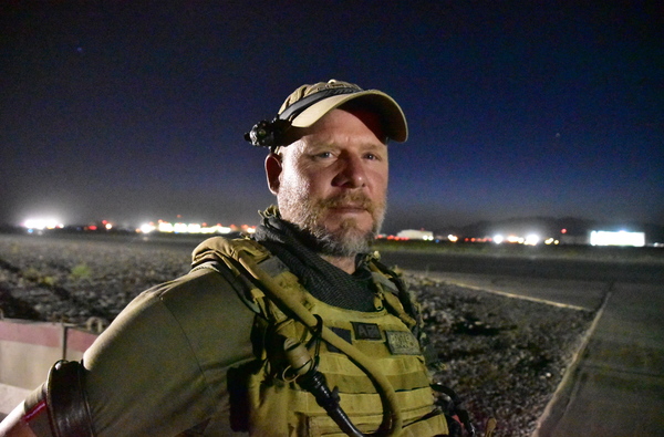 NPR photographer David Gilkey at Kandahar Airfield, Afghanistan, on May 29, 2016.