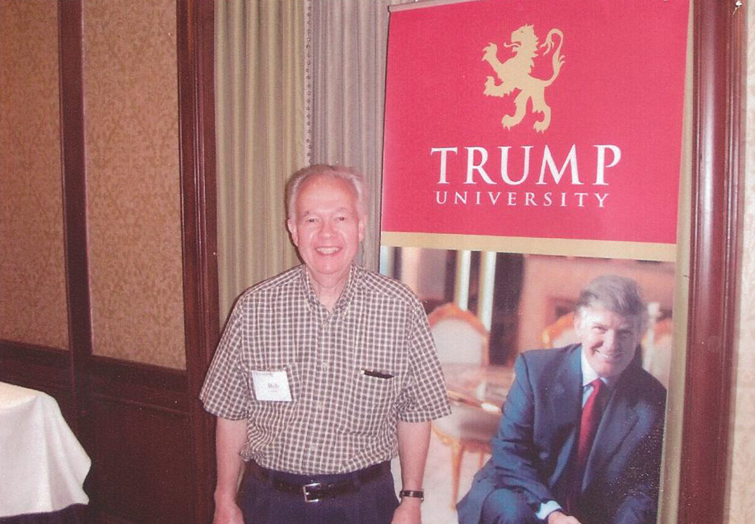 Bob Guillo attended a Trump University retreat session which cost $35,000. He learned little from the program and later asked for his money back. (Courtesy of Bob Guillo)