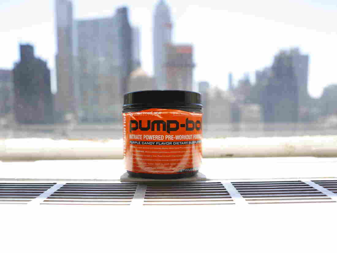 Pump Bol, a workout supplement containing arginine.