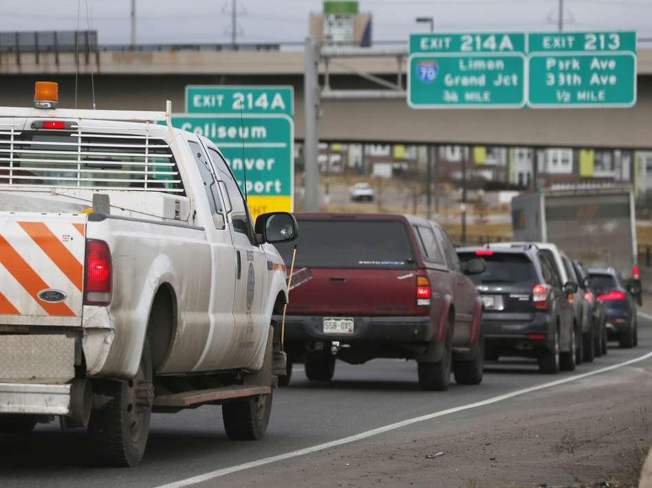 A new report says the U.S. economy is rebounding from the Great Recession better than other countries, but more investment in infrastructure such as roads and bridges would help it do even better. (David Zalubowski/AP)