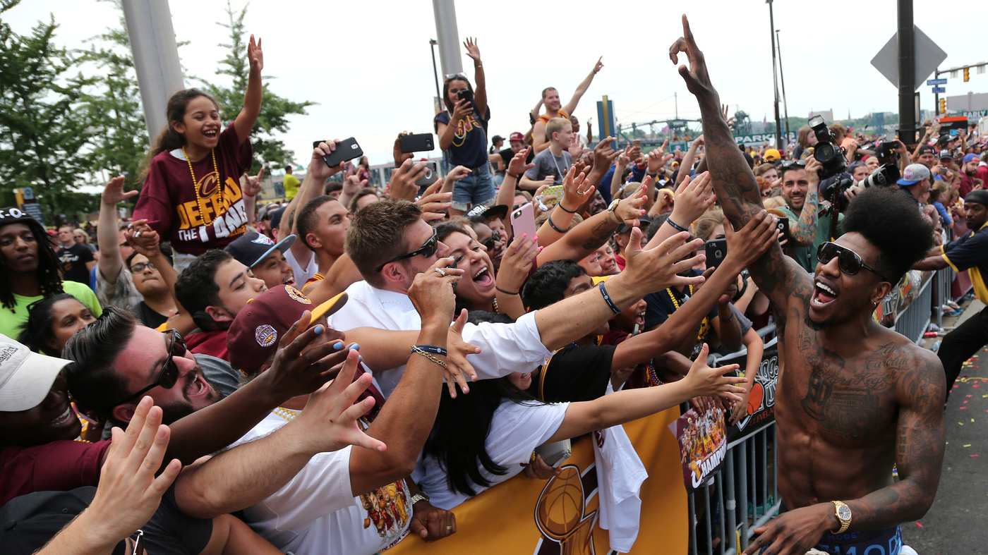 Cleveland Cavaliers' Championship Parade In Photos The TwoWay NPR