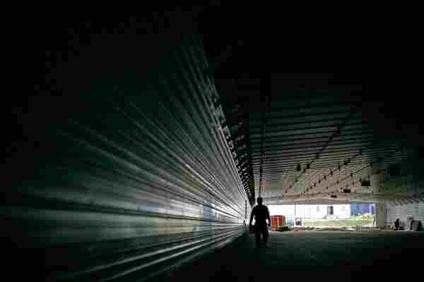 Many of the projects in this community were funded with help from O'Brien, who continues to drop by.