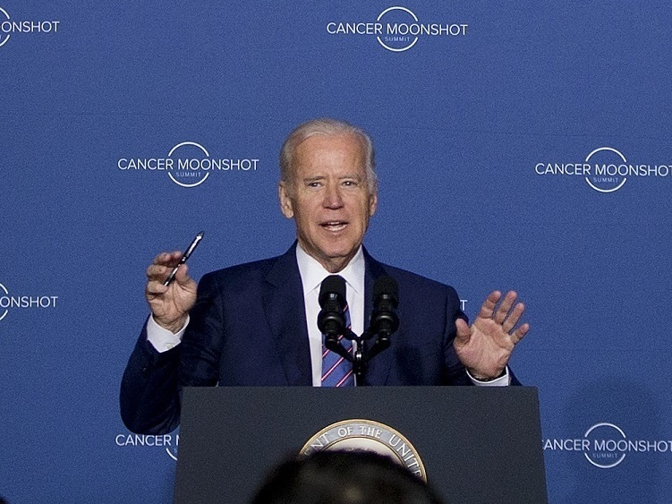 Vice President Joe Biden speaks at the Cancer Moonshot Summit at Howard University in Washington, D.C. on June 29, 2016.