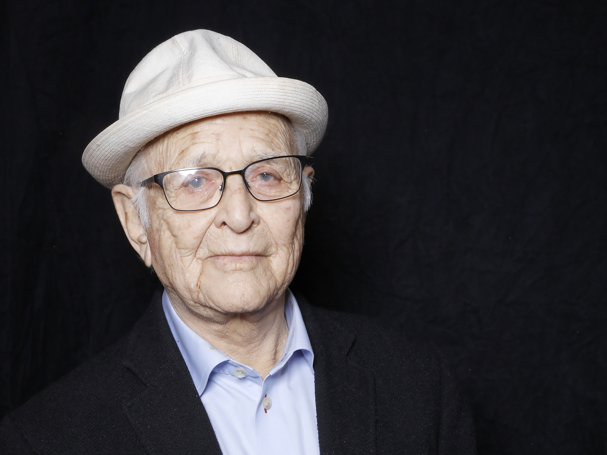 Norman Lear poses for a portrait during the Sundance Film Festival on Sunday, Jan. 24, 2016.