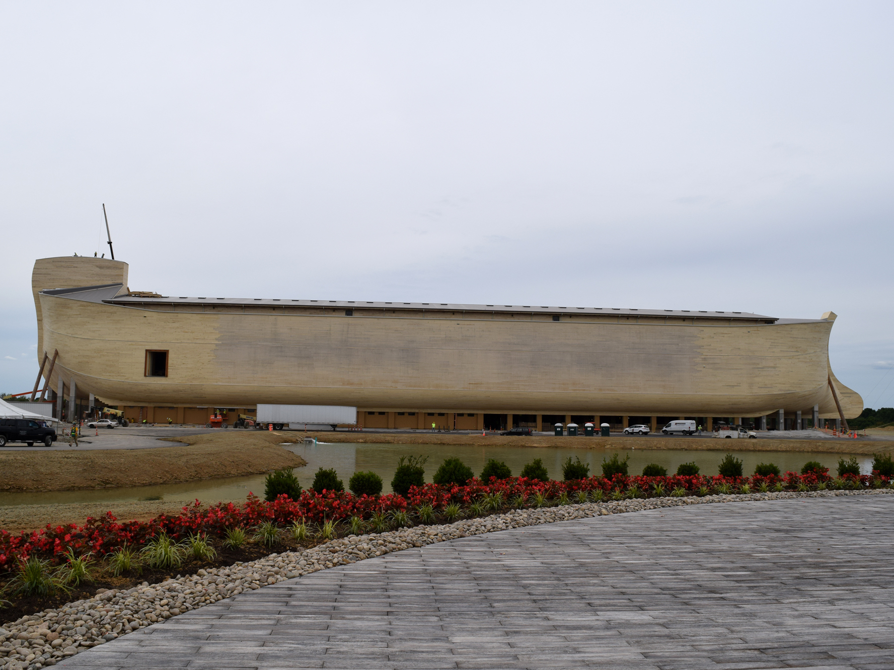 The Ark Encounter is slated to open in Williamstown, Ky., on Thursday, July 7, a nod to Genesis 7:7, which tells the story of Noah and his family entering the ark.