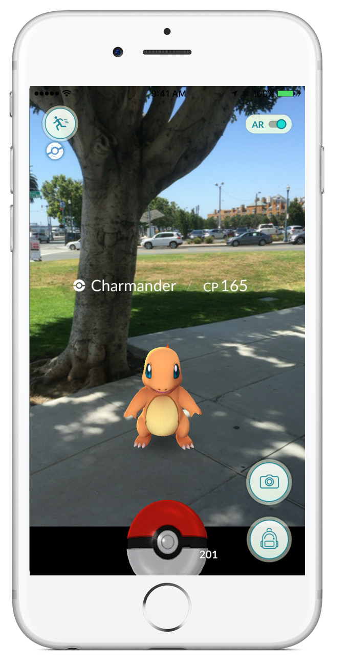 A screenshot from <em>Pokemon GO</em>. (Pokemon Company/Niantic)