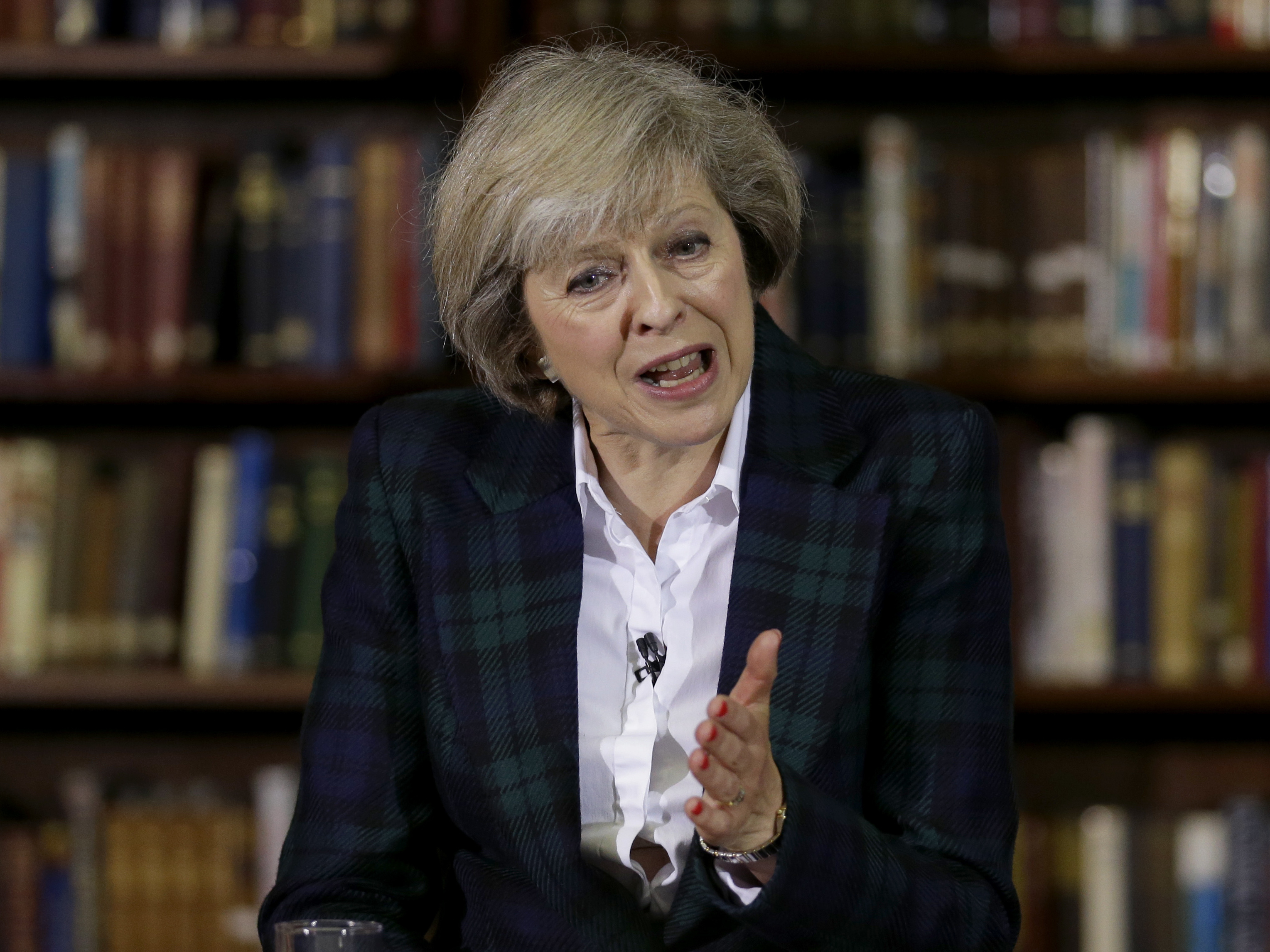 Theresa May, Britain's home secretary and a member of the Conservative Party, is poised to become the new prime minister this week. She favors keeping Britain in the European Union, but says she accepts the will of voters who opted to leave the EU in a June 23 referendum.