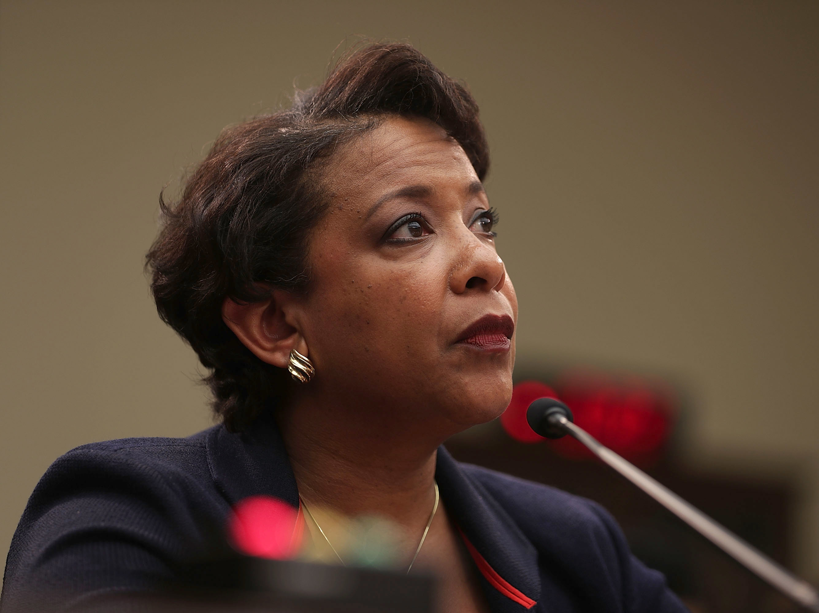 Attorney General Loretta Lynch testifies during a hearing before the House Judiciary Committee Tuesday.