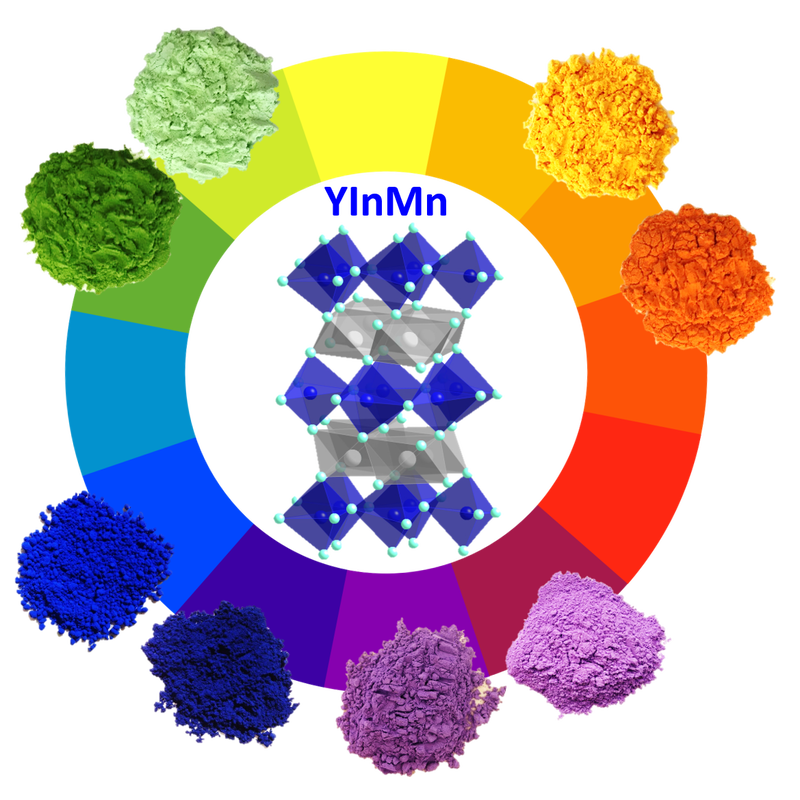 The team of researchers at Oregon State University who created YInMn blue are now working to alter its chemical formula to create other bright, commercially viable pigments.