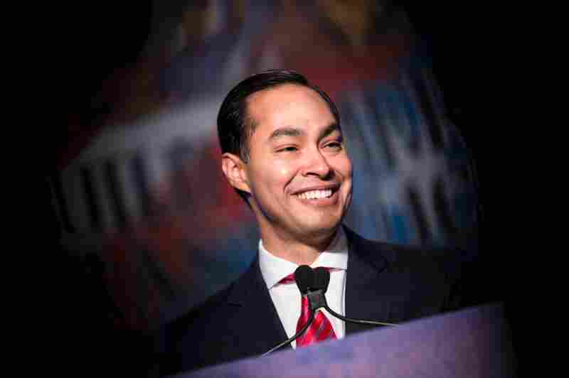 Secretary of Housing and Urban Development Julian Castro addresses the North American Building Trades Union National Legislative Conference on April 19, 2016 in Washington, D.C.