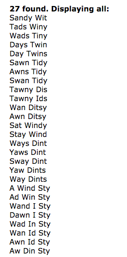 Anagrams
