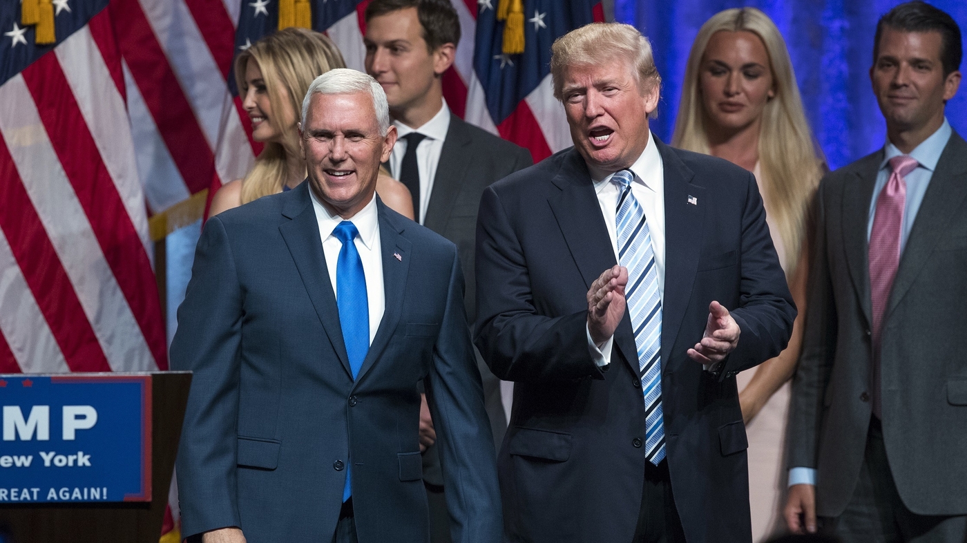 Donald Trump Introduces Indiana Gov. Mike Pence As His VP Nominee : The ...